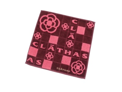 ｃｌａｔｈａｓ クレイサス カメリアブランドロゴミニタオルハンカチ 公式 Clathas クレイサスオンライン
